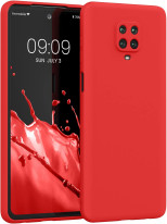 Луксозен силиконов гръб ТПУ ултра тънък МАТ PREMIUM CASE за Xiaomi Redmi Note 9S / Xiaomi Redmi Note 9 Pro червен 